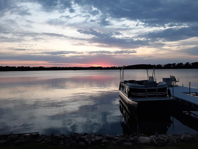 773 US Highway 63, Clayton, WI 54004 - dock area featuring a water view