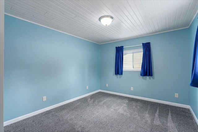 773 US Highway 63, Clayton, WI 54004 - unfurnished room with wood ceiling and carpet