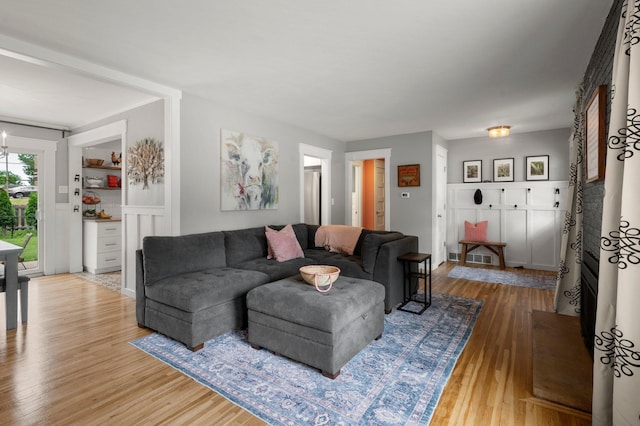 771 Creek Ave, Mendota Heights, MN 55120 - living room featuring wood finished floors