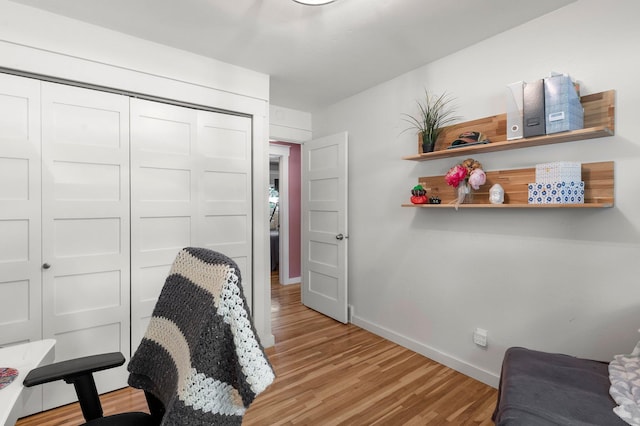 771 Creek Ave, Mendota Heights, MN 55120 - sitting room featuring light wood-style floors and baseboards