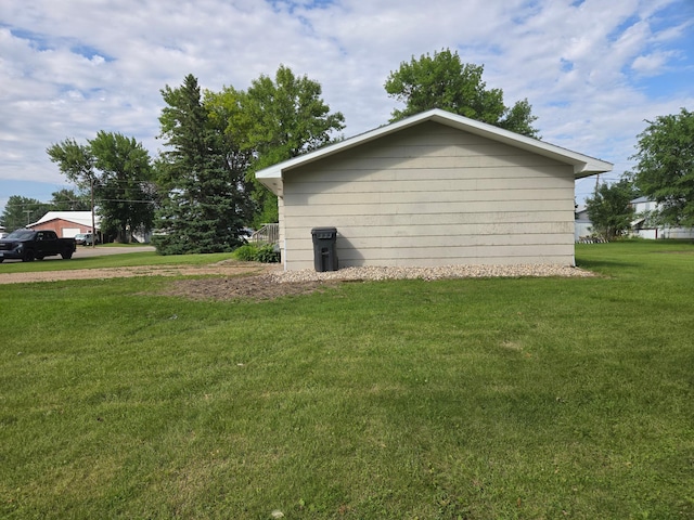 266 6th St, Hancock, MN 56244 - view of property exterior featuring a lawn