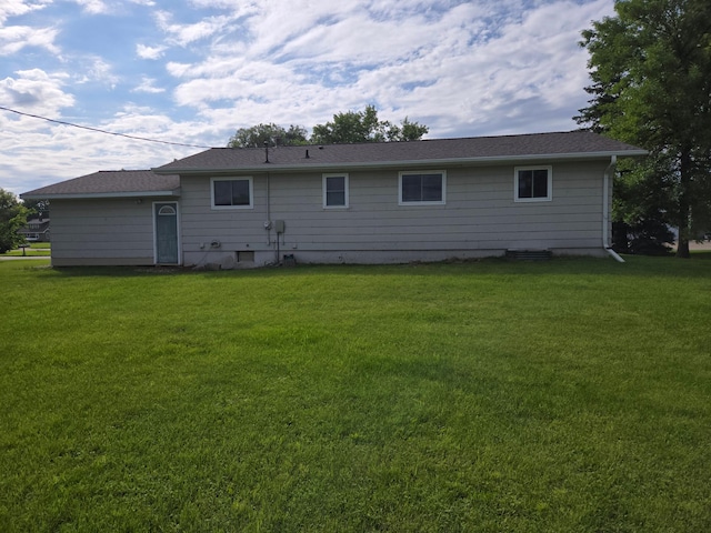 266 6th St, Hancock, MN 56244 - back of property featuring a yard