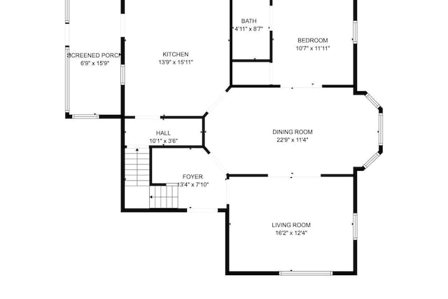 735 Broadway Ave, Wabasha, MN 55981 - view of floor plan / room layout