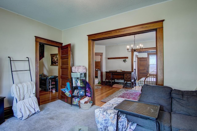735 Broadway Ave, Wabasha, MN 55981 - living area with a chandelier