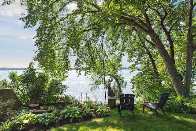 2921 Cambridge Ln, Mound, MN 55364 - view of yard featuring a water view