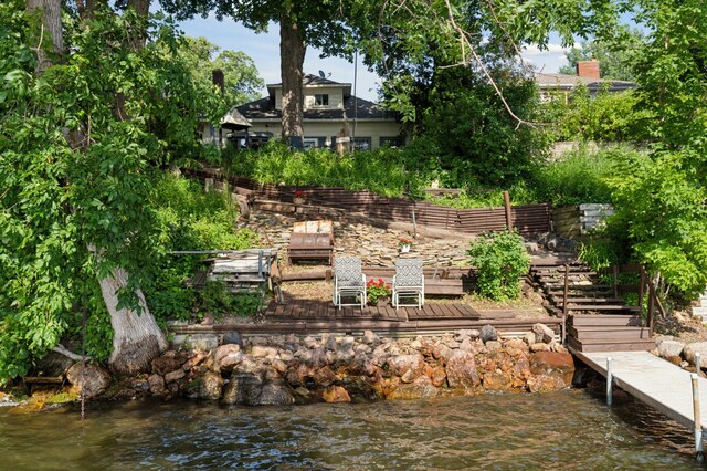 2921 Cambridge Ln, Mound, MN 55364 - view of yard featuring a water view