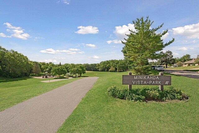 4011 Grimes Ave S, Edina, MN 55416 - view of community featuring a lawn