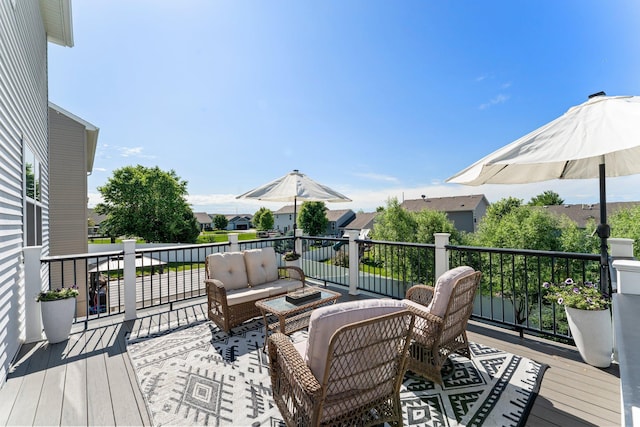 1174 139th St E, Rosemount, MN 55068 - deck featuring an outdoor hangout area