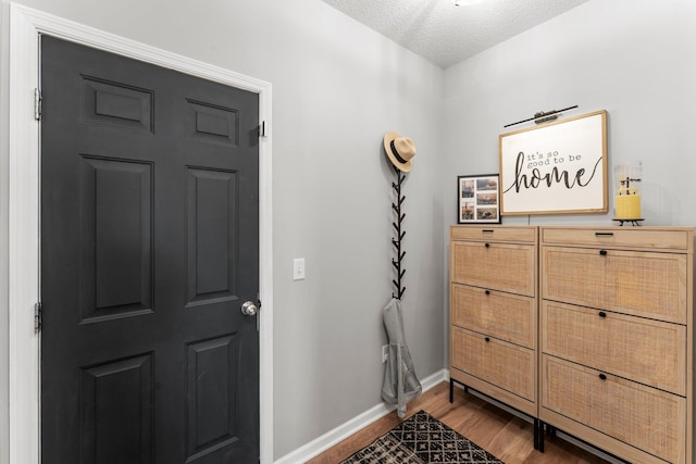 1174 139th St E, Rosemount, MN 55068 - foyer with wood finished floors and a textured ceiling