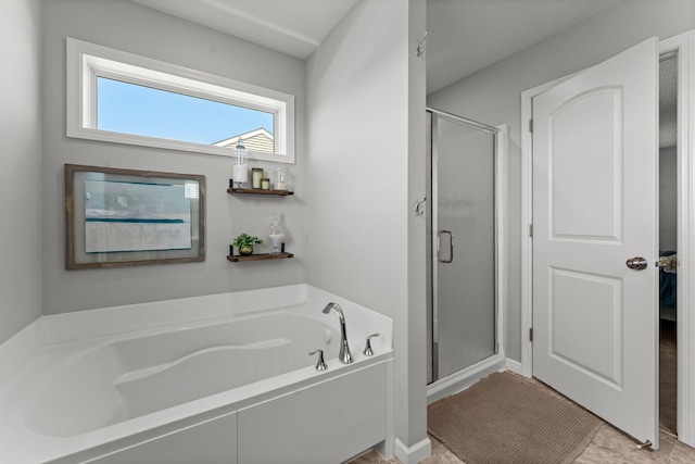 1174 139th St E, Rosemount, MN 55068 - full bathroom with a bath and a stall shower