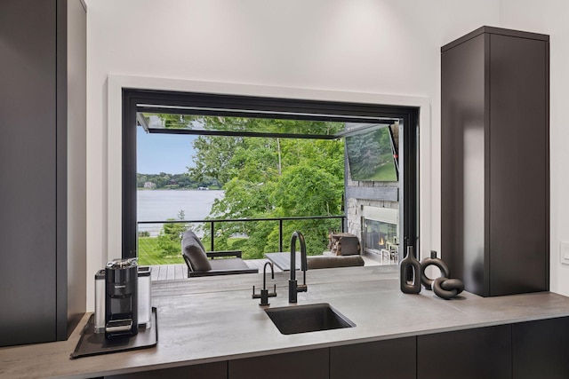 1300 Wildhurst Trl, Orono, MN 55364 - kitchen with modern cabinets and light countertops