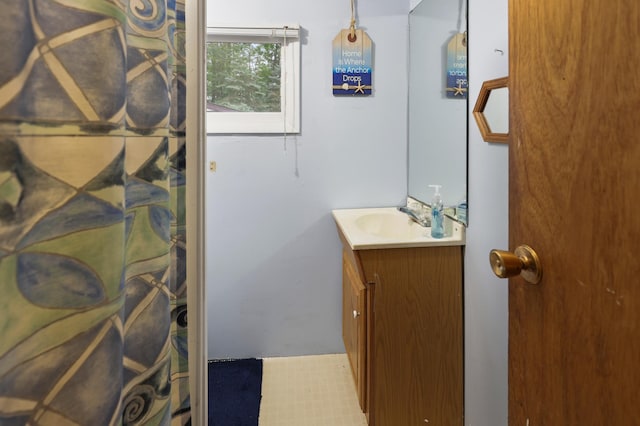 14364 Hummingbird Trl, Bay Lake Twp, MN 56444 - full bathroom with vanity and a shower with curtain