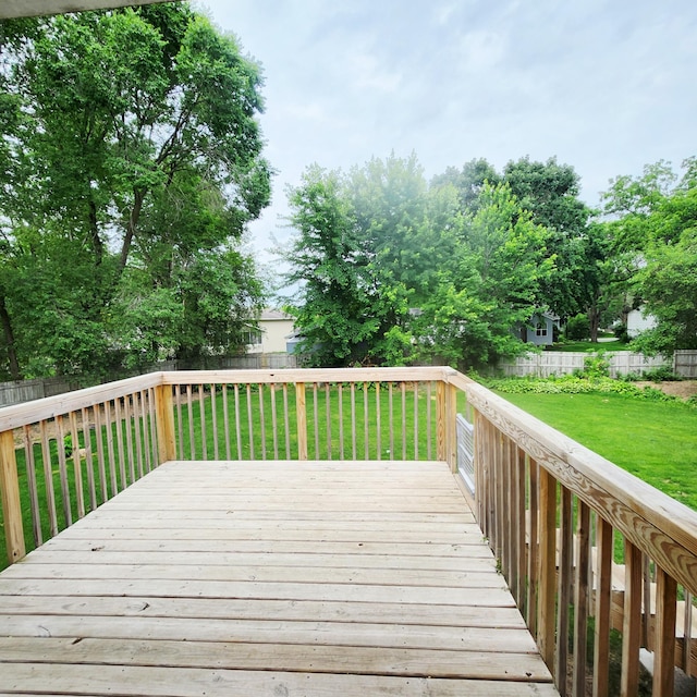 306 Parkview Curv, Zumbrota, MN 55992 - wooden deck with a fenced backyard