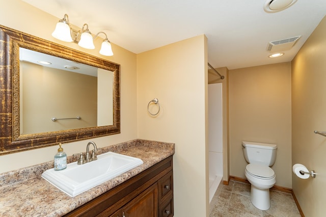 1608 Greystone Ln SW, Rochester, MN 55902 - bathroom with vanity and a shower