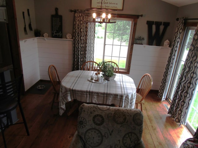 1103 15th St, Montevideo, MN 56265 - dining space with hardwood / wood-style flooring and plenty of natural light