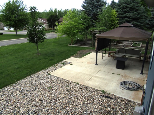1103 15th St, Montevideo, MN 56265 - view of patio / terrace with a gazebo