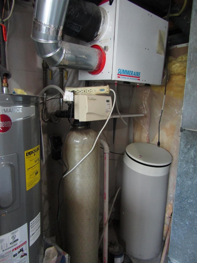 1103 15th St, Montevideo, MN 56265 - utility room with water heater
