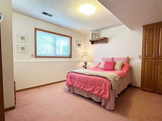8180 Diane St, Circle Pines, MN 55014 - bedroom with light colored carpet and a textured ceiling