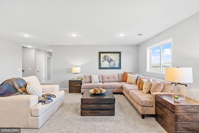 1013 2nd St NW, Delano, MN 55328 - living area featuring recessed lighting and carpet flooring