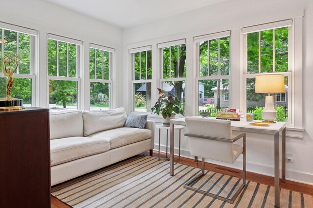 3815 Deephaven Ave, Deephaven, MN 55391 - sunroom / solarium with plenty of natural light and wood finished floors