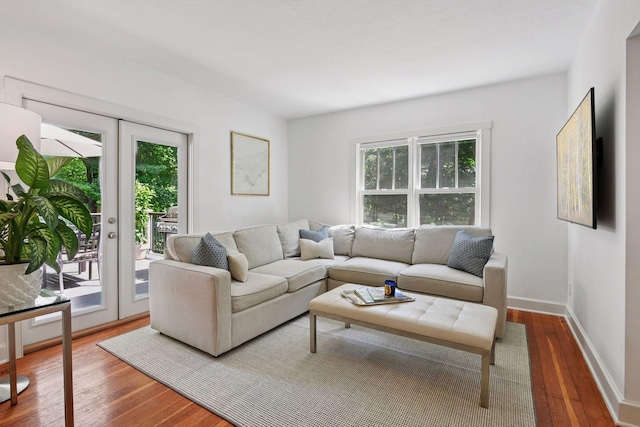 3815 Deephaven Ave, Deephaven, MN 55391 - living room featuring plenty of natural light and wood-type flooring