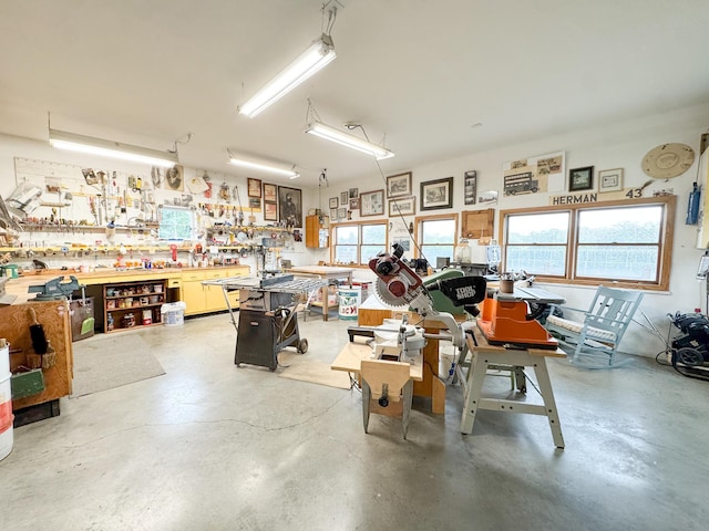 702 Beech Ave, Fergus Falls, MN 56537 - garage featuring a workshop area
