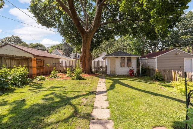 1914 Grand Ave, Saint Paul, MN 55105 - fenced backyard featuring an outbuilding