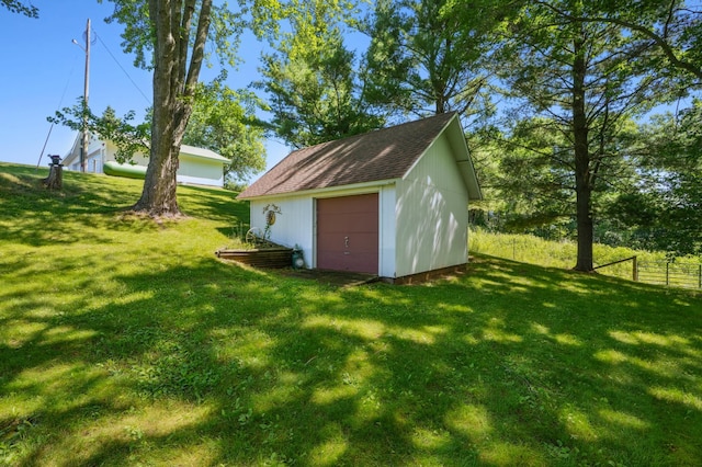 2160 35th Ave, Alden Twp, WI 54026 - view of yard featuring an outdoor structure