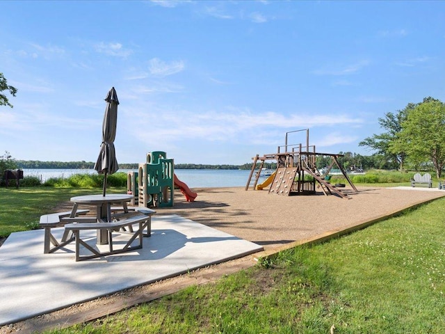 15827 Wilderness Trl Unit 30, Crosslake, MN 56442 - community jungle gym with a water view