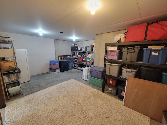 11003 Eagles Nest Ct, Audubon, MN 56511 - finished below grade area with freestanding refrigerator
