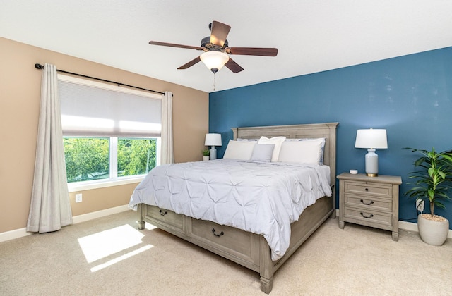 6274 Zircon Ln N, Maple Grove, MN 55311 - carpeted bedroom with baseboards and a ceiling fan