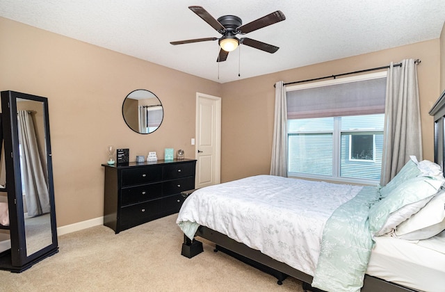 6274 Zircon Ln N, Maple Grove, MN 55311 - bedroom featuring light carpet and a ceiling fan