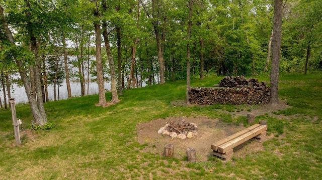 31767 Deacons Way, Pequot Lakes, MN 56472 - view of grassy yard featuring a water view