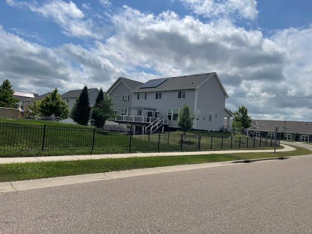 5437 154th St W, Apple Valley, MN 55124 - view of property exterior featuring a residential view and stairs