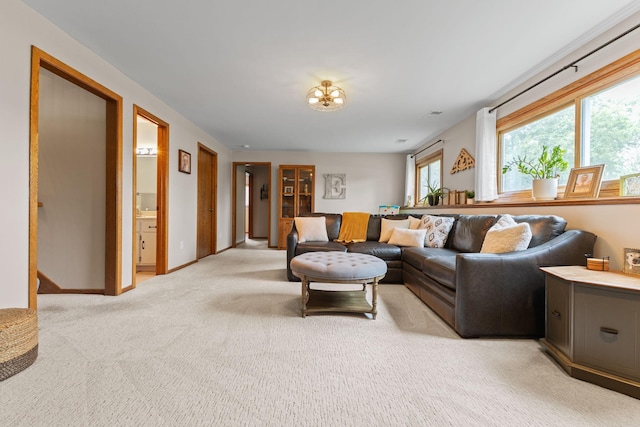 12816 95th Ave N, Maple Grove, MN 55369 - living room with light colored carpet and baseboards