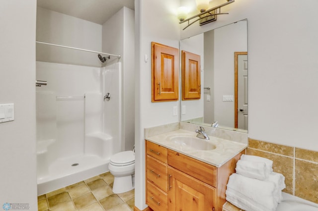 4375 58th St S, Fargo, ND 58104 - full bathroom featuring vanity and a shower