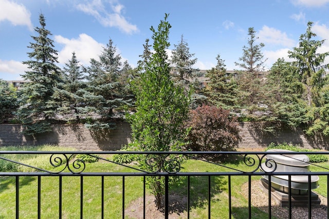 4100 Parklawn Ave Unit 118, Edina, MN 55435 - view of yard featuring a balcony