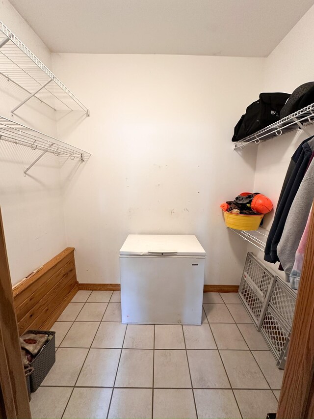 405 Fir Ave, Frazee, MN 56544 - spacious closet featuring light tile patterned floors