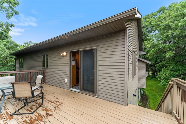26943 140th St NW, Zimmerman, MN 55398 - wooden terrace featuring outdoor dining area