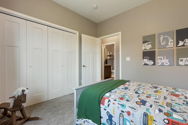 307 Brussels Ct, Marshall, MN 56258 - bedroom featuring carpet floors and a closet