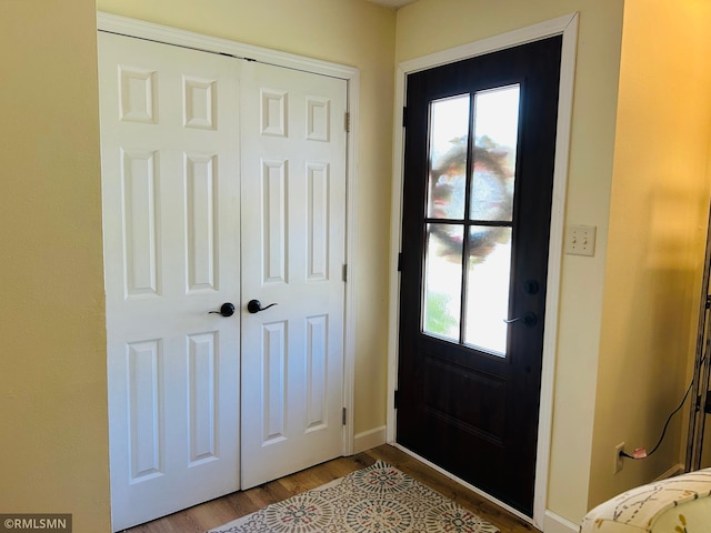 1904 Parkview Rd NE, Alexandria, MN 56308 - foyer with plenty of natural light and wood finished floors