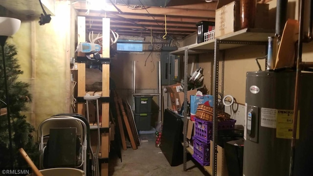1904 Parkview Rd NE, Alexandria, MN 56308 - storage area with water heater and electric panel
