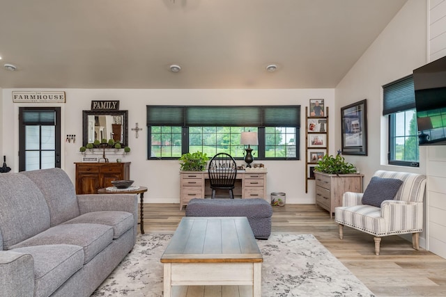 101 Butterfly Ct, Blue Earth, MN 56013 - living area featuring plenty of natural light and wood finished floors