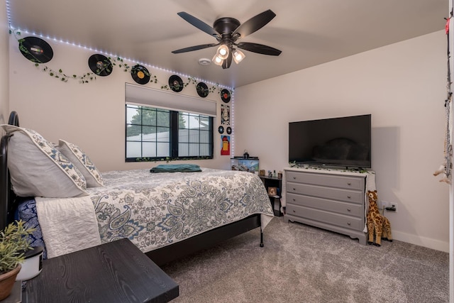 101 Butterfly Ct, Blue Earth, MN 56013 - bedroom with carpet and a ceiling fan