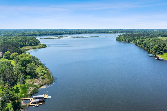 32873 Flanders St NE, Cambridge, MN 55008 - drone / aerial view of a large body of water