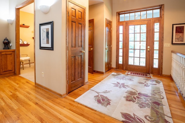 8980 160th Ln NW, Ramsey, MN 55303 - foyer entrance with light wood-type flooring and baseboards