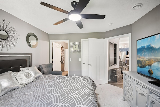 1021 18th Ave SE, Forest Lake, MN 55025 - carpeted bedroom with ceiling fan