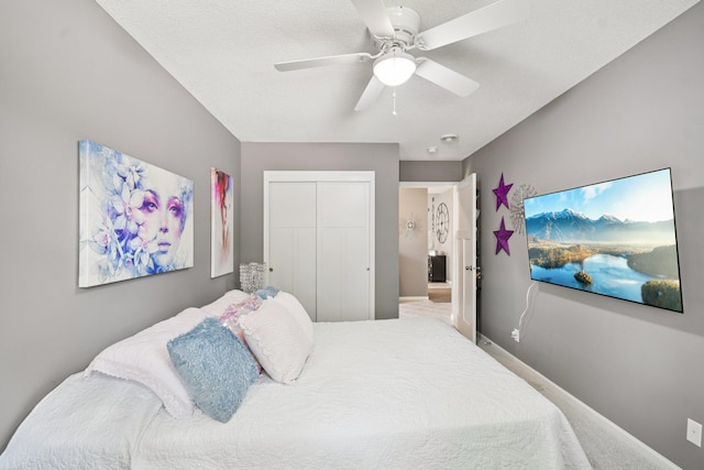 1021 18th Ave SE, Forest Lake, MN 55025 - carpeted bedroom featuring a closet and a ceiling fan