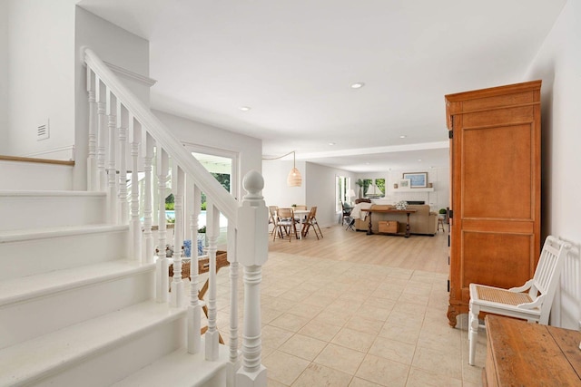 2255 French Creek Cir, Orono, MN 55391 - stairway featuring recessed lighting