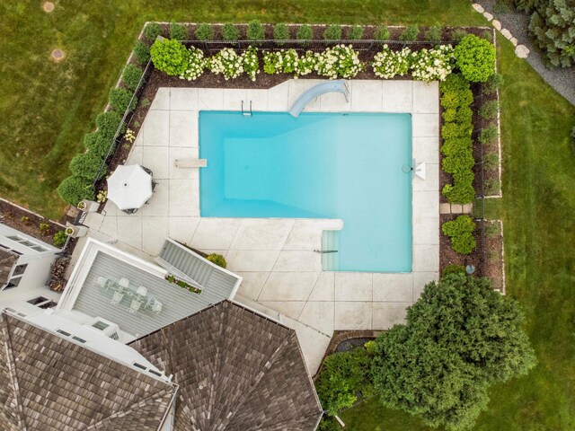 2255 French Creek Cir, Orono, MN 55391 - drone / aerial view of a pool area